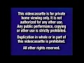 Navy Blue Disney FBI Warning Screens 2000 2001 2003