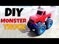 How To Make Mini Monster Truck With Cardboard Monster Truck Kaise Banate Hain Cardboard