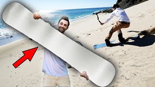 Titanium Sandboard: How Fast Will It Go?