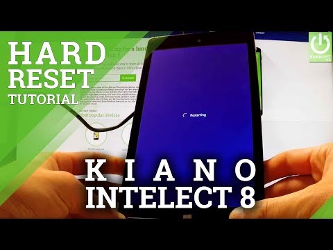 Hard Reset KIANO Intelect 8 - Factory Reset by Windows Settings
