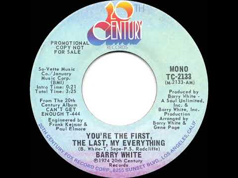 1975 Barry White - You’re The First, The Last, My Everything (mono radio promo 45)