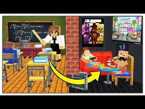 COSTRUIAMO UNA BASE SEGRETA DENTRO LA SCUOLA! - Minecraft ITA
