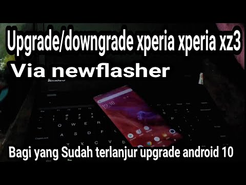 upgrade/downgrade xperia xz3 lewat newflasher | sudah terlanjur up android 10
