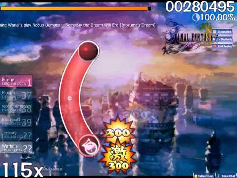 Osu! Final Fantasy X - Someday the Dream Will End