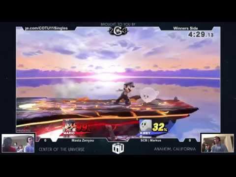 COTU XI - Masta Zenyou Vs. SCB | Markus SSB4 Winners Side - Smash Wii U