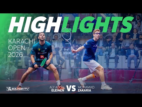 🇪🇬 Zakaria v Eleinen 🇪🇬 | Karachi Open 2026 | FINAL HIGHLIGHTS