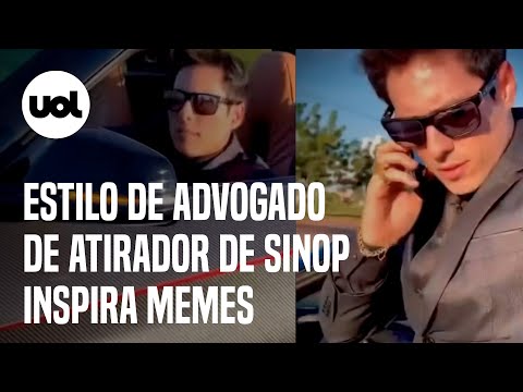 Chacina de Sinop: advogado de atirador vira meme com estilo diferente e vídeos promocionais