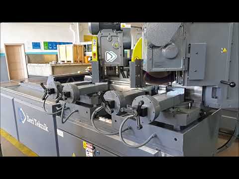 Tronçonneuse à fraise-scie semi-automatique ILERI TEKNIK - LCS 400 DX - Double tête 3000 mm - Pour coupes d'angle de profils acier_1