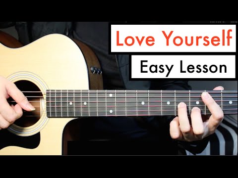 Love Yourself - Justin Bieber - Guitar Lesson (Tutorial) Chords