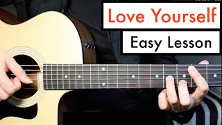 Love Yourself - Justin Bieber - Guitar Lesson (Tutorial) Chords