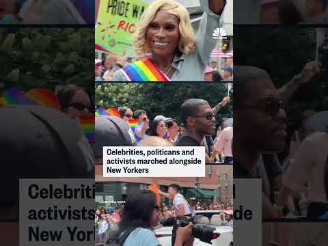 New Yorkers celebrate Pride