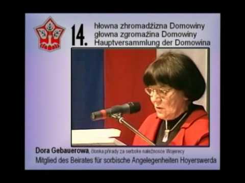 Dora Gebauer - Beirat für Sorbische Angelegenheiten (Teil 1/2)