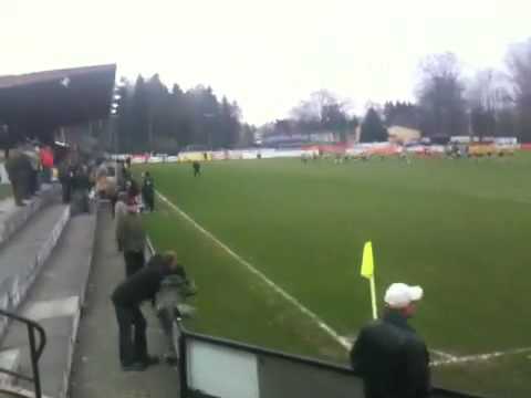 VfB Auerbach gg Germania Halberstadt Einlauf