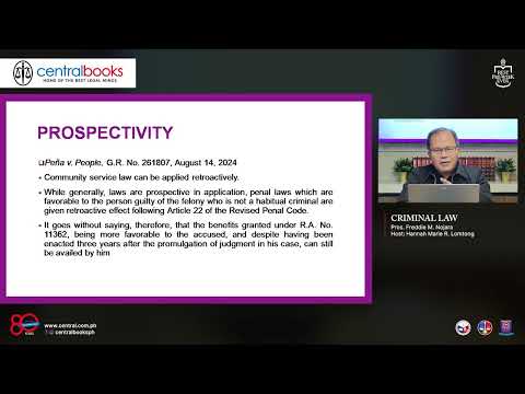 Criminal Law | The Final Review with Pros. Freddie M. Nojara ▶️⚖️
