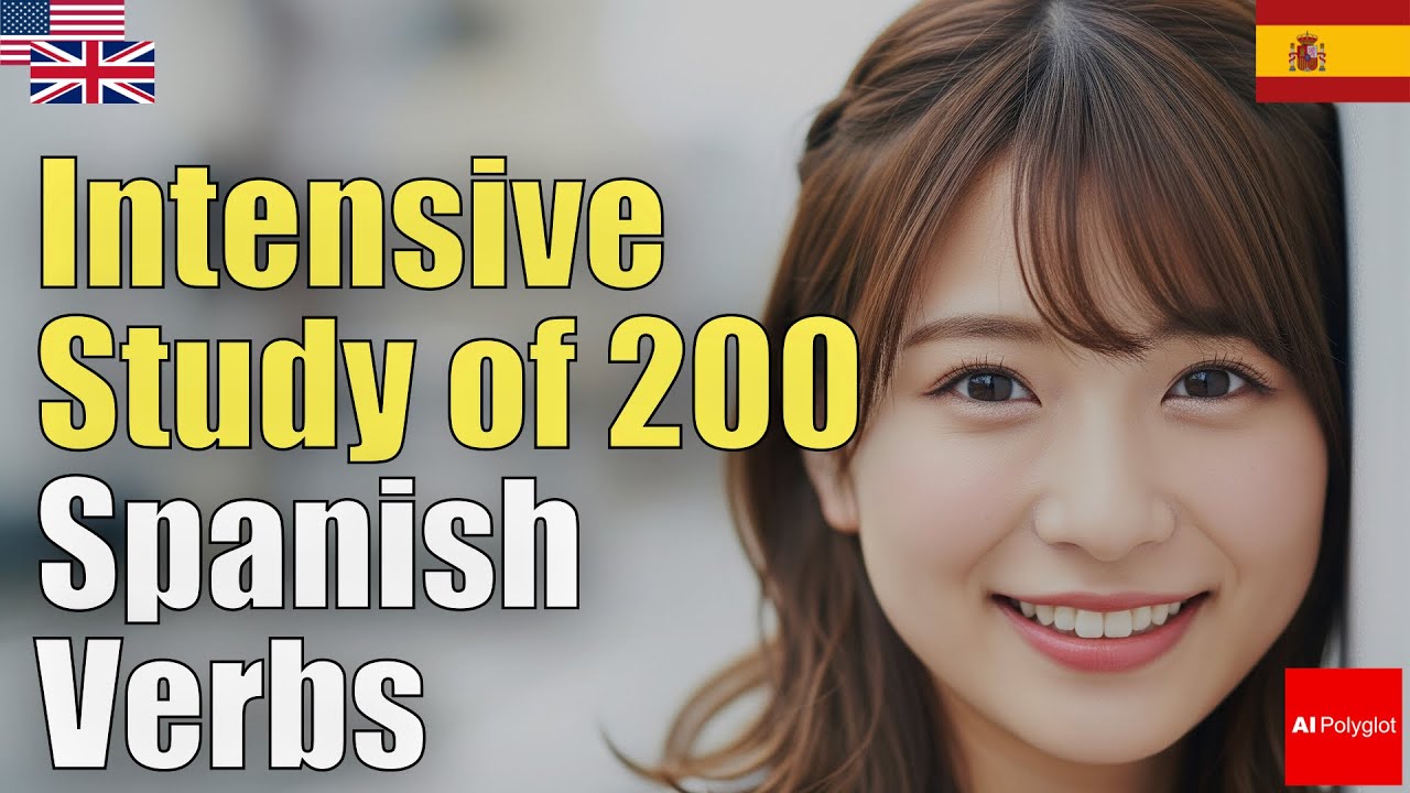 Intensive Study of 200 Spanish Verbs | Natural Listening | Must-Know