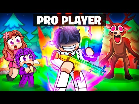 I Pretended To Be A PRO PLAYER With 10 Star Class In 99 Nights In The Forest Roblox!