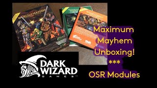 Dark Wizard Games: Maximum Mayhem Unboxing