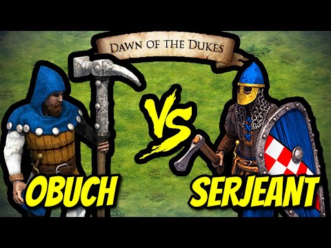 200 Elite Obuch vs 158 Elite Serjeants (Total Resources) | AoE II: Definitive Edition