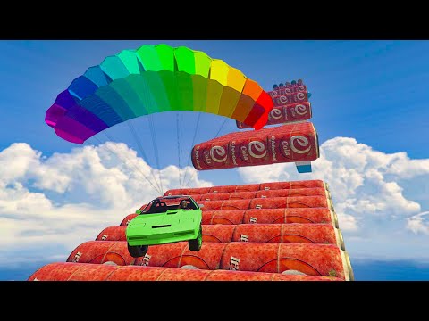 800,000% IMPOSSIBLE MEGA RAMP! SECRET JUMP!! - GTA V ONLINE