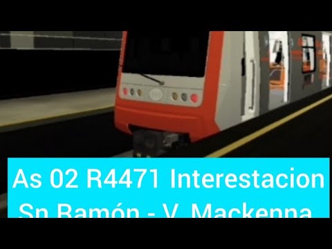 Metro De Santiago I As 02 R4471 Interestacion San Ramón - Vicuña Mackenna 