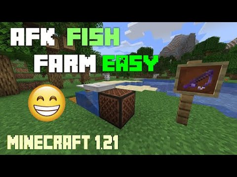 EPIC AFK Fish Farm in Minecraft 1.20.3!