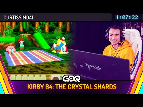 Kirby 64: The Crystal Shards by Curtissimo41 in 1:07:22 - Summer Games Done Quick 2024
