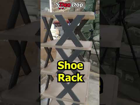 6 layer plastic shoe rack