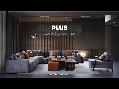 Plus Modern Köşe Koltuk Takımı