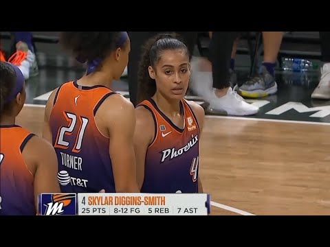 Skylar Diggins-Smith Drops 25 Points (8-12fgs, 3-4 From 3), 7 Assists, 6 Rebounds, 2 Steals In Win.