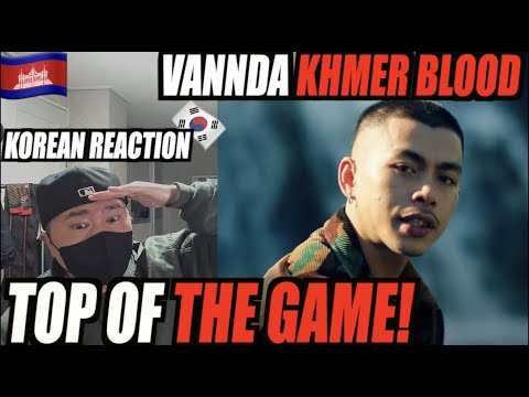 🇰🇭🇰🇷🔥Korean Hiphop Junkie react to VANNDA - KHMER BLOOD (ENG SUB)