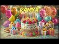Happy Birthday RAMYA RAMYA Happy Birthday Song