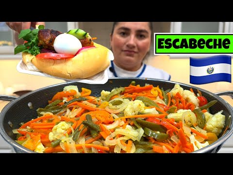 Escabeche para panes con pollo - **GARANTIZADO** 😱😋 que te va a gustar!