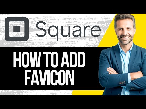 Как добавить значок сайта на Square