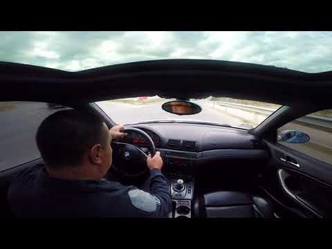 bmw e46 m3 accident be careful because fast drive is not good