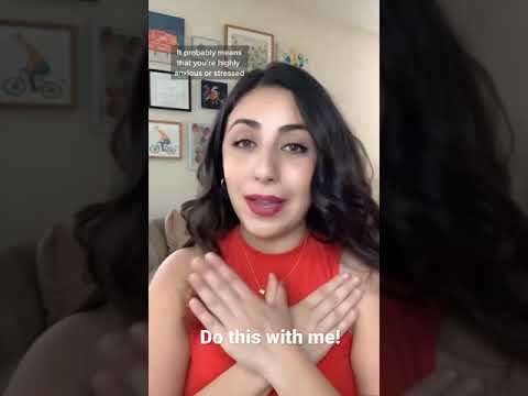 Anxiety relief now! Do this with me and let me know how it felt #anxiety #mentalhealth #shorts