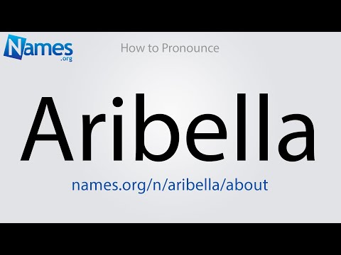 How to Pronounce Aribella