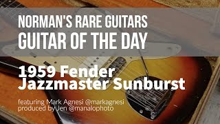 Video thumbnail for 1959 Fender Jazzmaster Sunburst | Guitar of the Day by Normans Rare Guitars