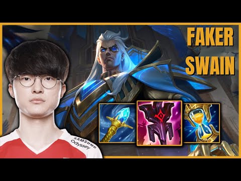 T1 Faker Swain Mid vs Ryze! Patch 12.11