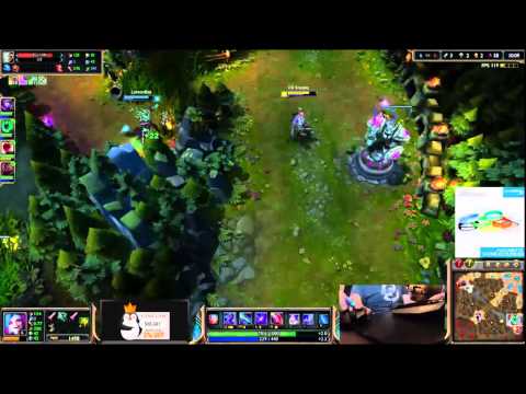 C9 Sneaky and Lemon - Jinx/Thresh vs Lucian/Fiddle [Bot Lane] Challenger Soloqueue [Patch 4.19]