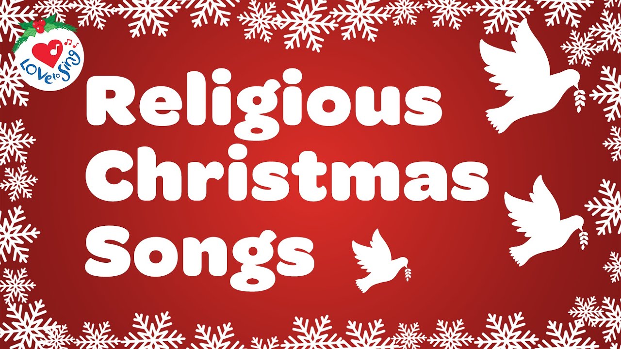 Top Religious Christmas Songs and Hymns Playlist with Lyrics ✝ 90 Minutes