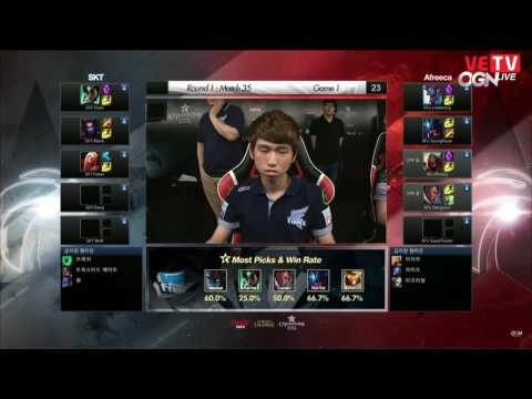 [22/06/2016] SKT vs Afreeca LCK Hè 2016 Ván 1