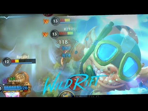 POOL PARTY ZIGGS GAMEPLAY | (BUILD & RUNES) - Wild Rift