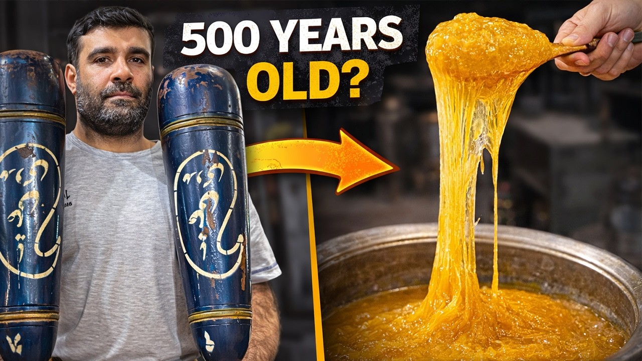 Inside Iran: Ancient Gym & Rare Golden Sweet Made in a Tiny Old Shop