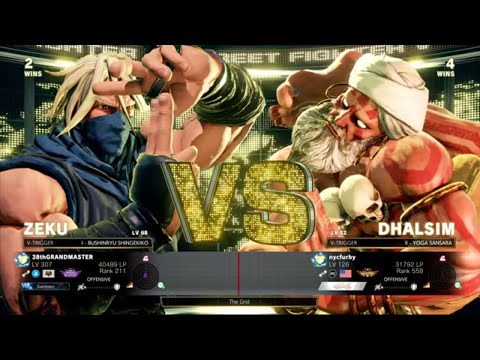 [SFV] WolfKrone (Zeku) vs TS Sabin (Dhalsim) [4K/60fps]