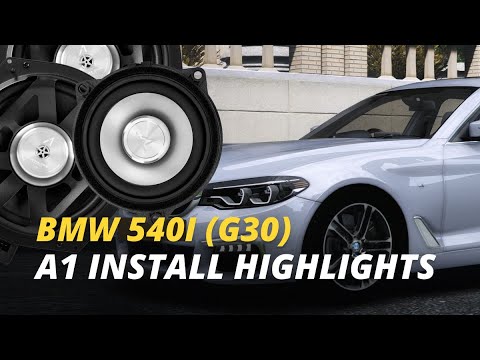 Alpha One Speakers & Amplifier Upgrade for BMW 540i with Harman Kardon – Installation Highlights