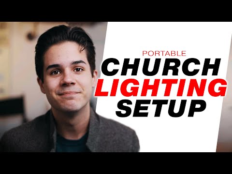 Portable + Affordable Church Lighting Setup = Happy MDs
