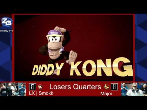 Smash 4 Weekly #19 LX  Smokk vs Major Losers Quarters