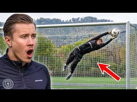 11 Year Old Goalkeeper Destroys Everyone in a Goalkeeper Battle 🔥