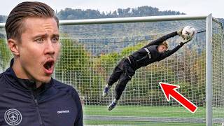 11 Year Old Goalkeeper Destroys Everyone in a Goalkeeper Battle 🔥
