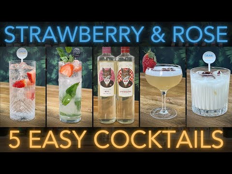 5 EASY Strawberry Cocktails You'll Absolutely Love!